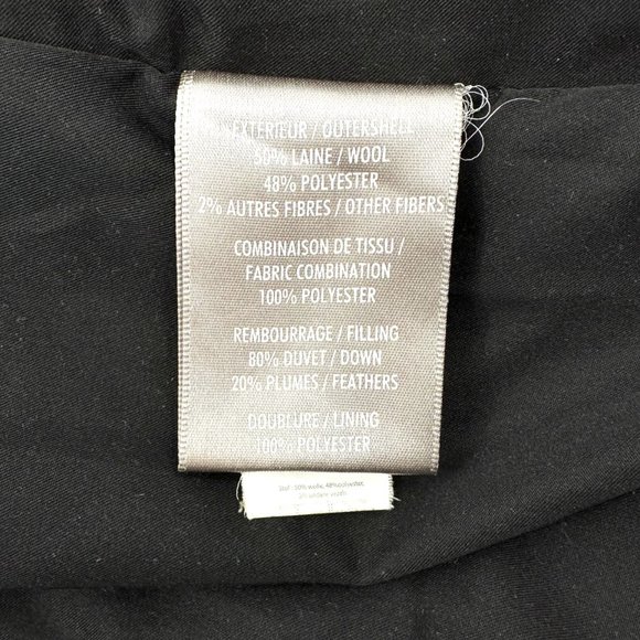 Soia & Kyo Gray Wool Blend Down Insulated Puffer Coat Jacket sz L - Picture 13 of 14